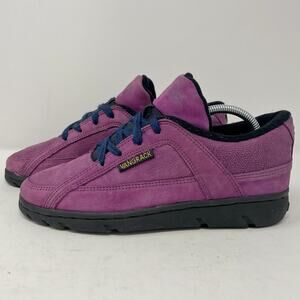 VanGrack Van Grack Vintage Purple Suede Textured Sneakers Womens 7
